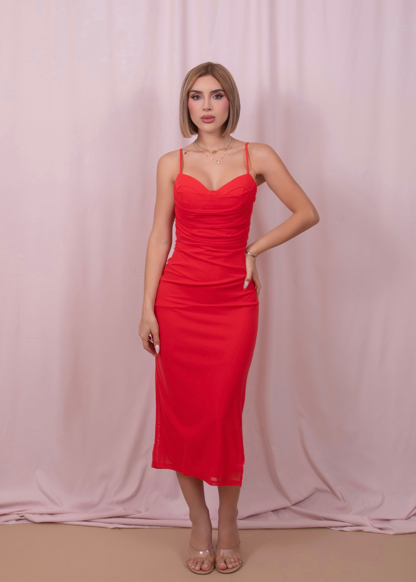 Red dress TESSA