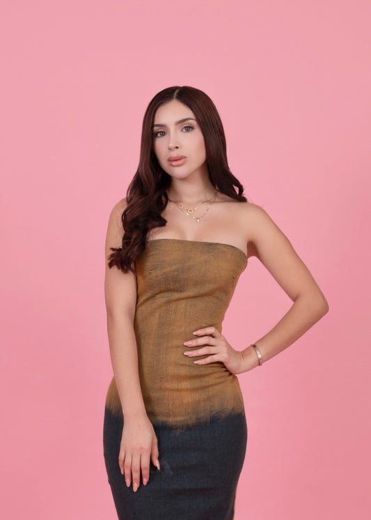 Vestido STRAPLESS BECCA