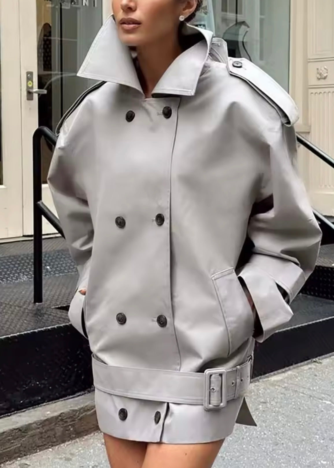 Blazer gris “LAUREN”