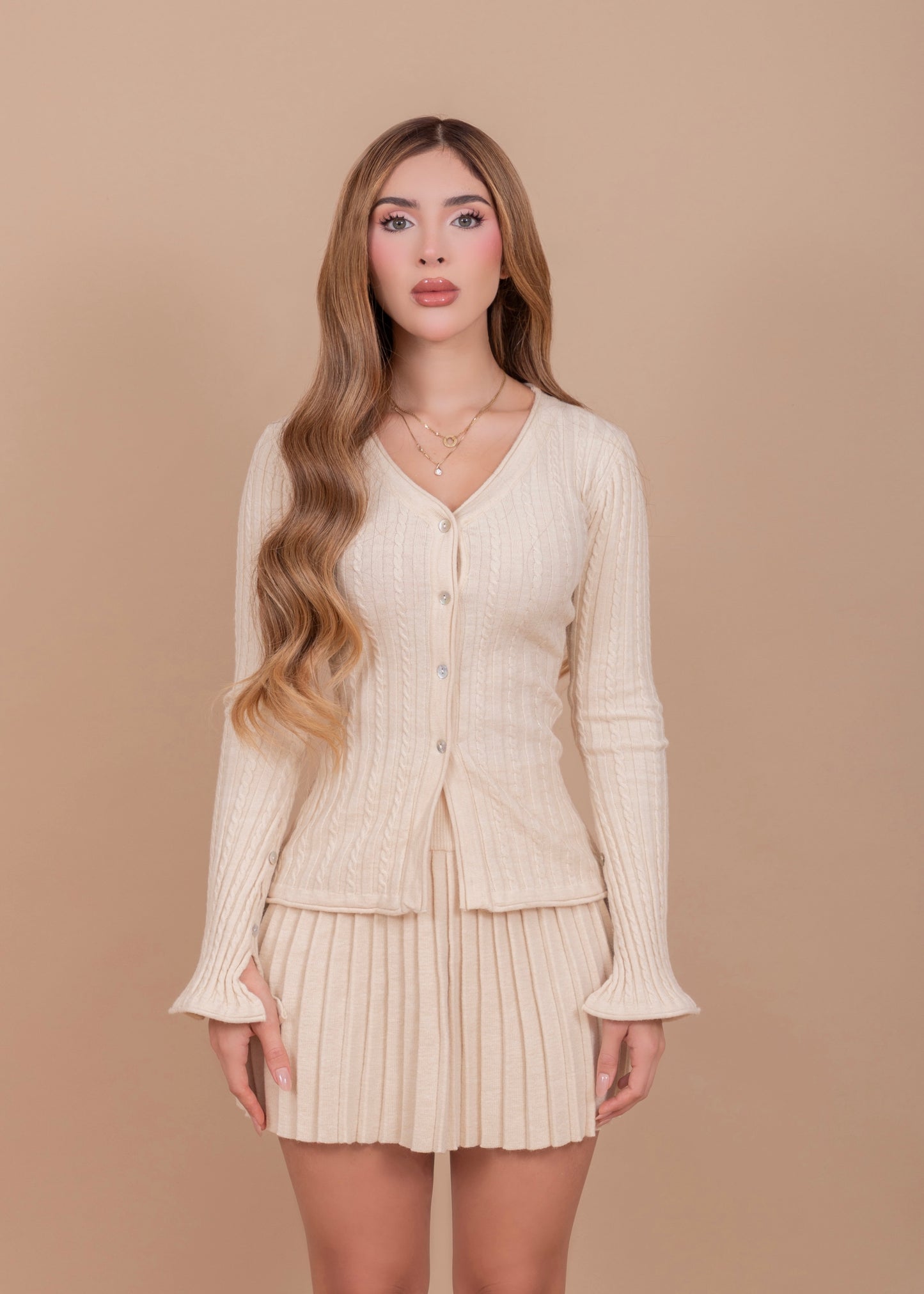 Conjunto “Cardigan BEIGE”