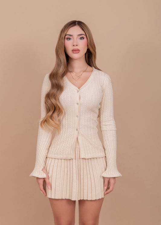 Conjunto “Cardigan BEIGE”