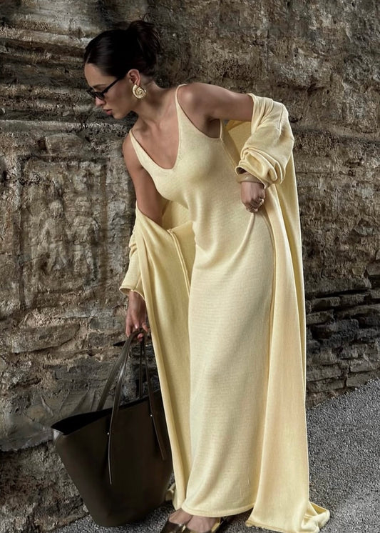 Vestido con cardigan “KIRA”