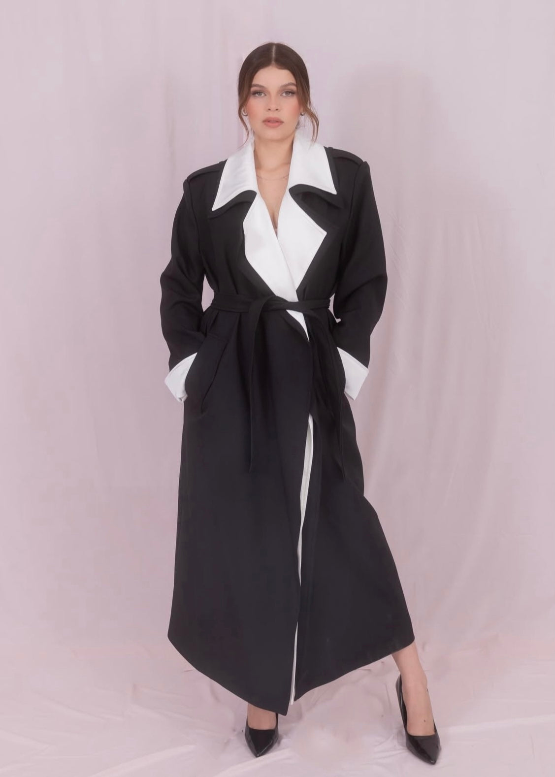 Gabardina negra “LEILA”